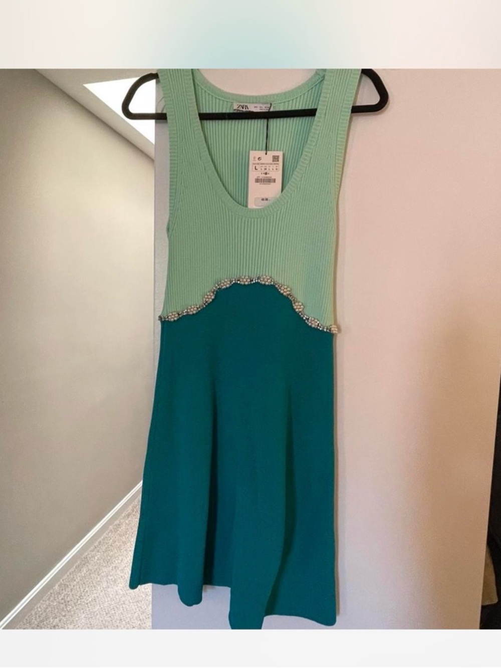Zara Women’s Mint and Teal Dress